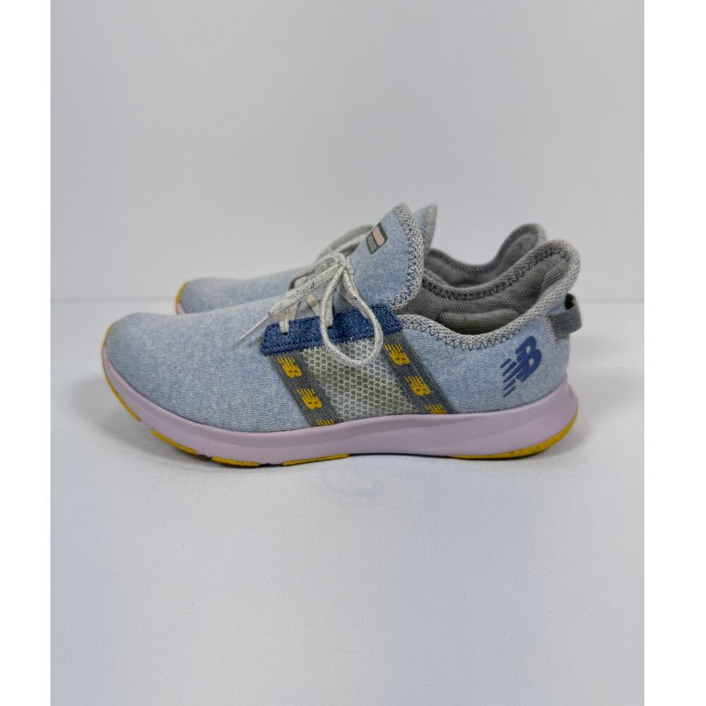 New Balance DynaSoft Nergize v3 Womens 10.5 Blue Yellow Walking Running Shoes - Picture 3 of 6